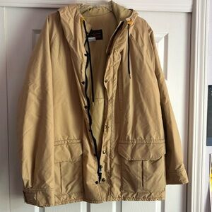 Eddie Bauer Tan Expedition Jacket with Hood